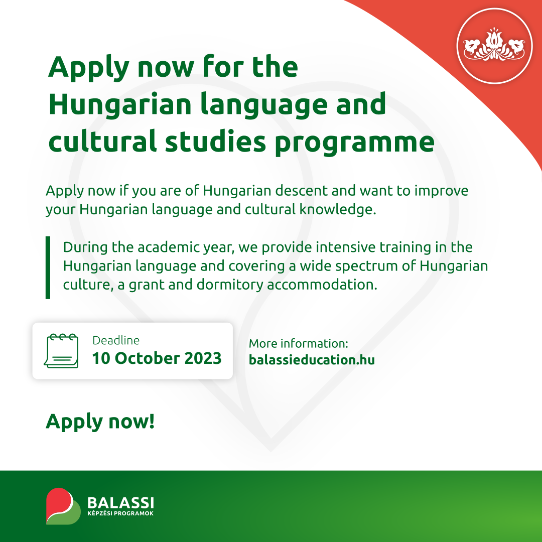 Call For Applications Hungarian Language And Cultural Studies Cross   Magyarsagismeret Keresztfelev 2024 Facebook En 